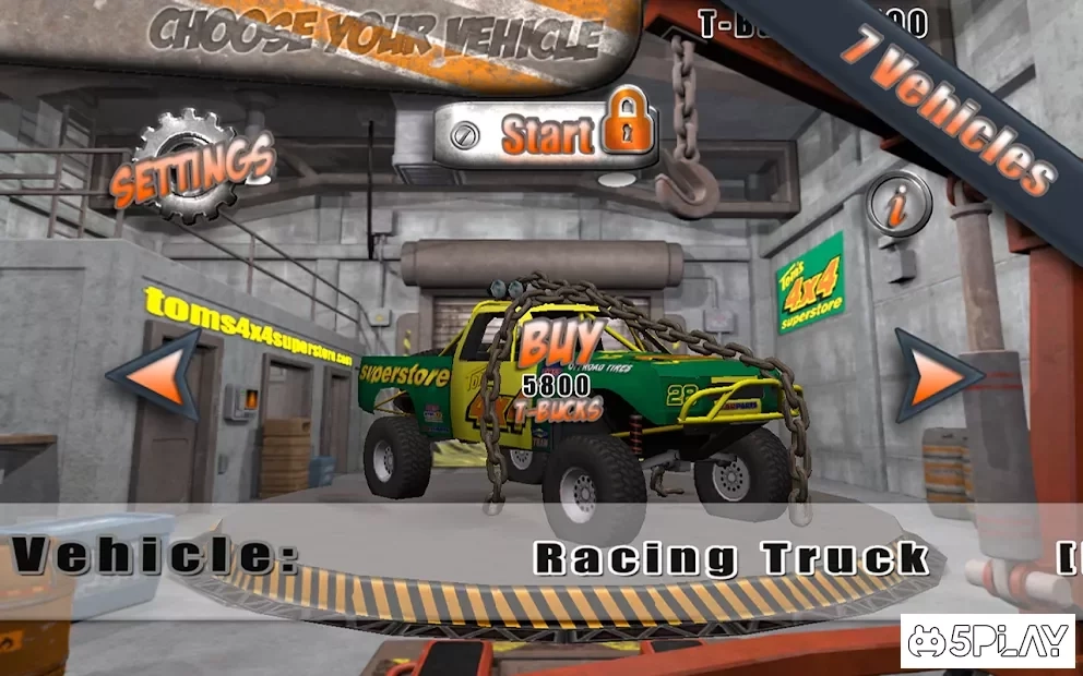 Скриншот Tom's 4x4