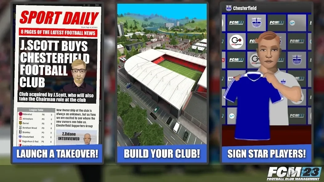 Скриншот Football Club Management 2023
