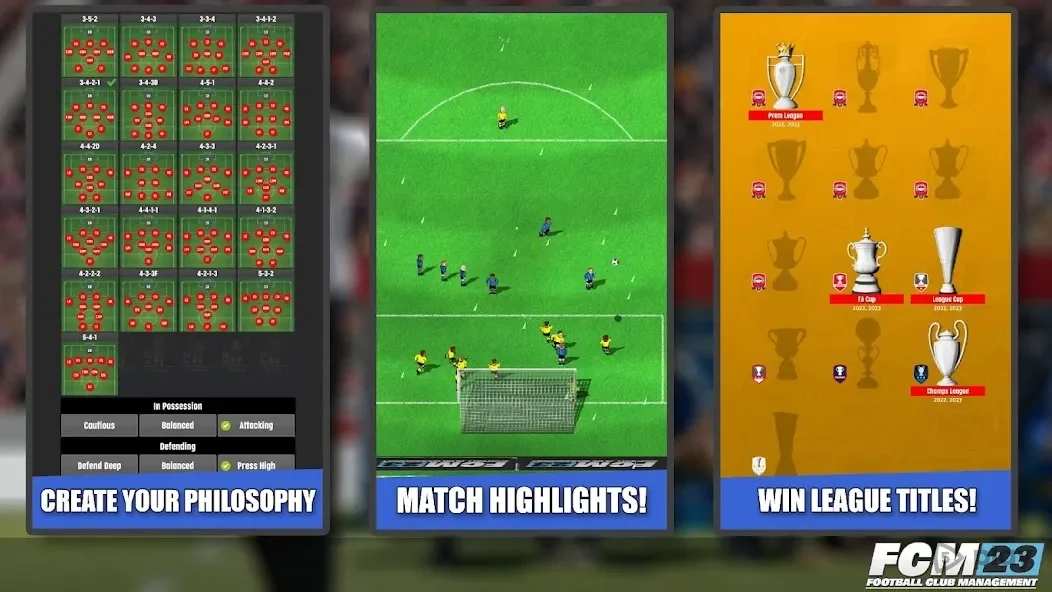 Скриншот Football Club Management 2023