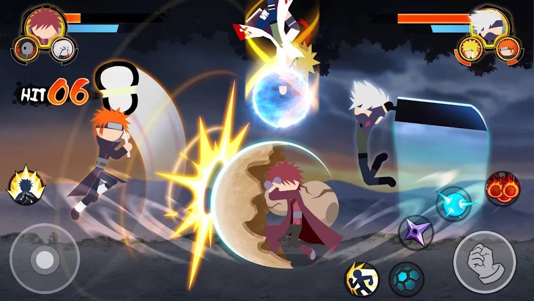 Скриншот Stickman Ninja – 3v3 Battle Arena