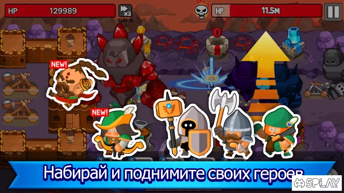Скриншот Grow Tower: башня обороны TD