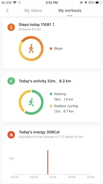 Скриншот Mi Fit