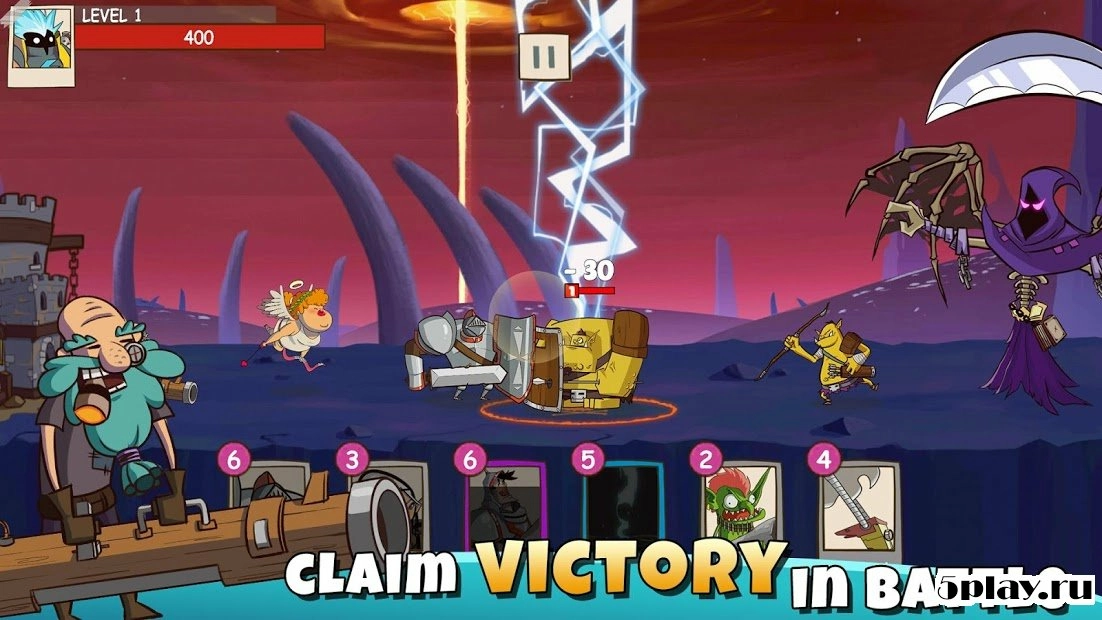 Скриншот BeCastle: Castle Defense в игре Card Battle