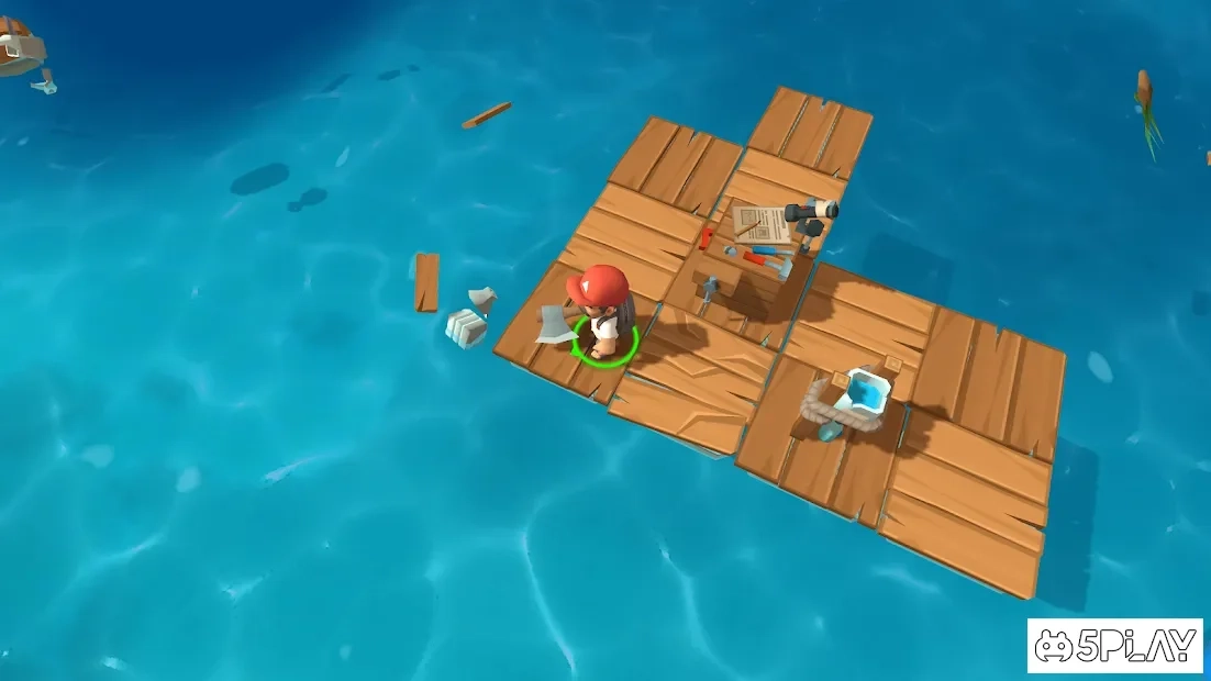 Скриншот Epic Raft: Fighting Zombie Shark Survival