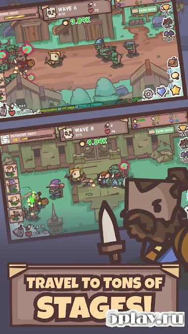 Скриншот Idle Hero Defense - Fantasy Defense