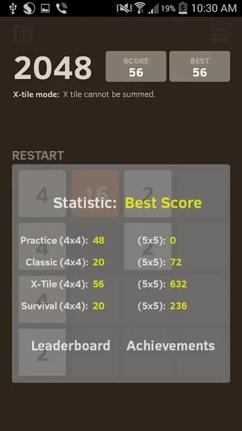 Скриншот 2048 Number Puzzle game