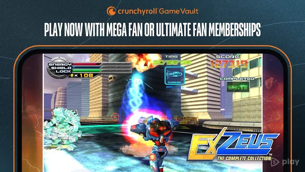 Скриншот Crunchyroll: ExZeus