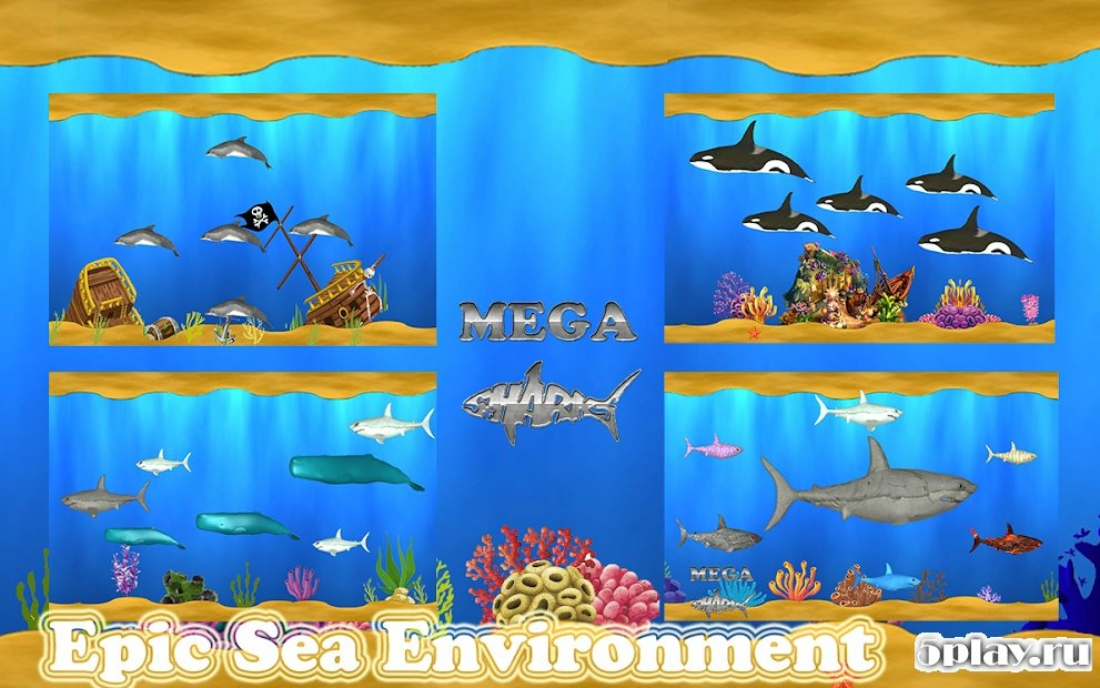 Скриншот Mega Sharks Pro : Shark Games