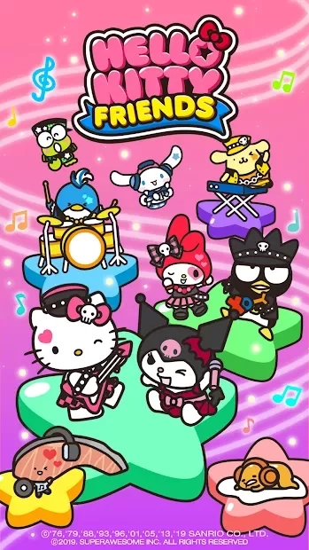 Скриншот Hello Kitty Friends - Tap & Pop, Adorable Puzzles
