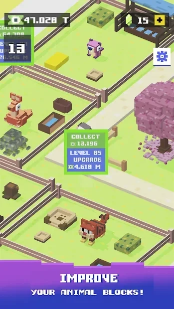 Скриншот Blocky Zoo Tycoon - Idle Clicker Game!