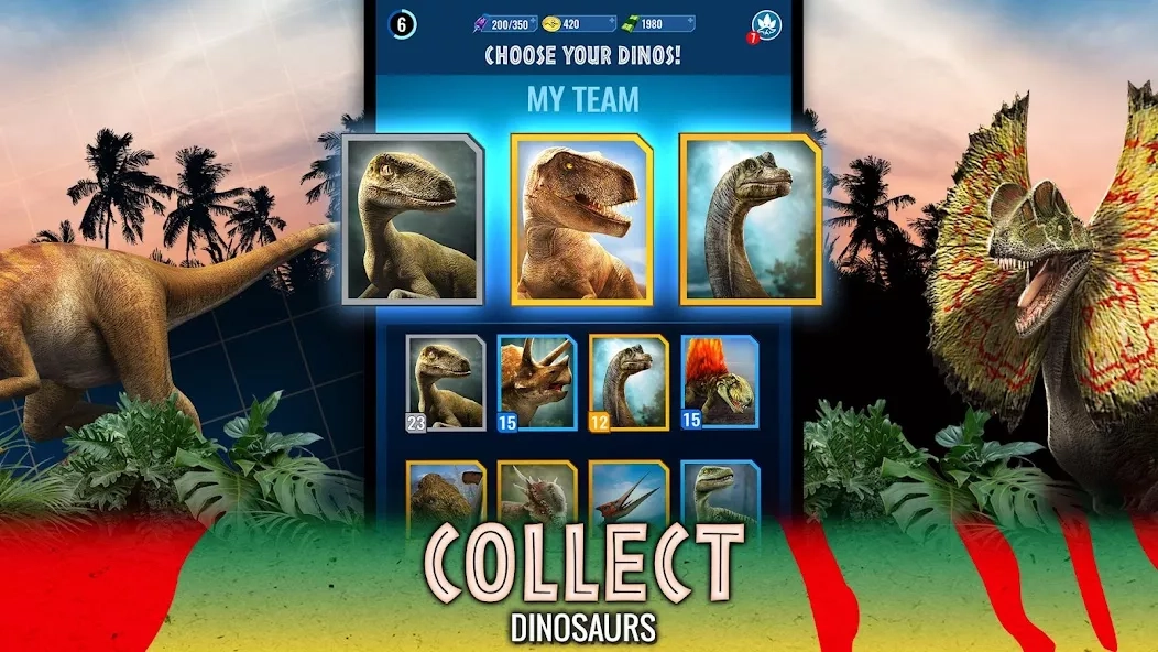 Скриншот Jurassic World Alive