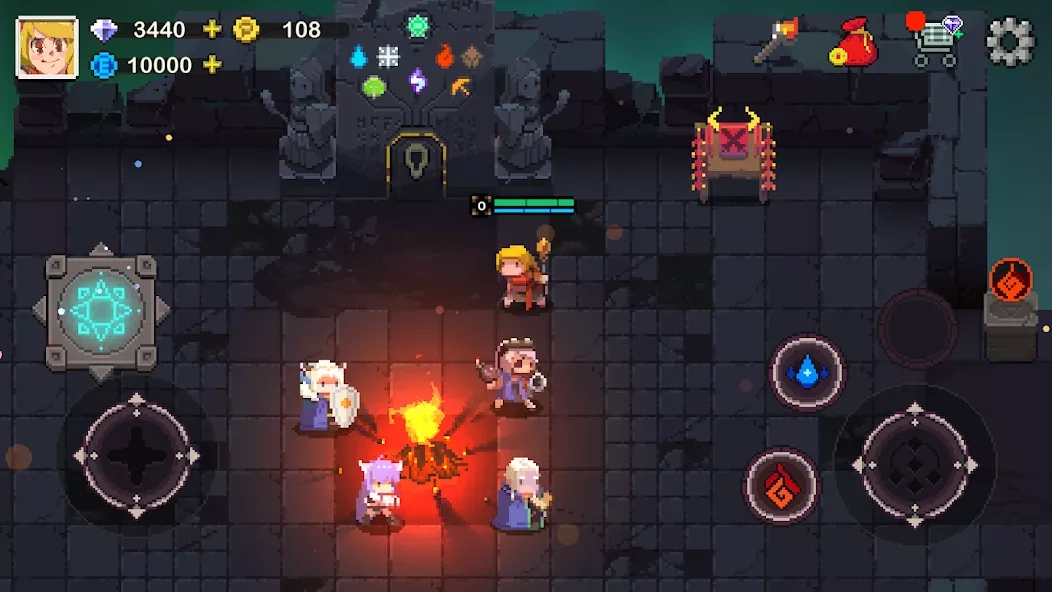 Скриншот Elemental Dungeon: Roguelike