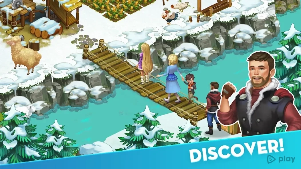Скриншот Frozen Farm: Island Adventure