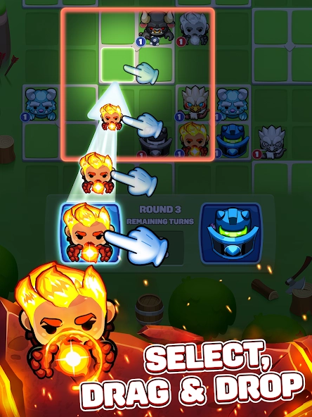 Скриншот Hero Tactics: 2 Player Game