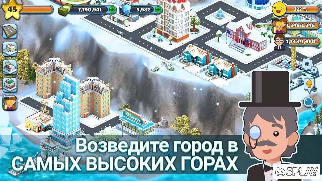 Скриншот Snow Town - Ice Village World: Winter City