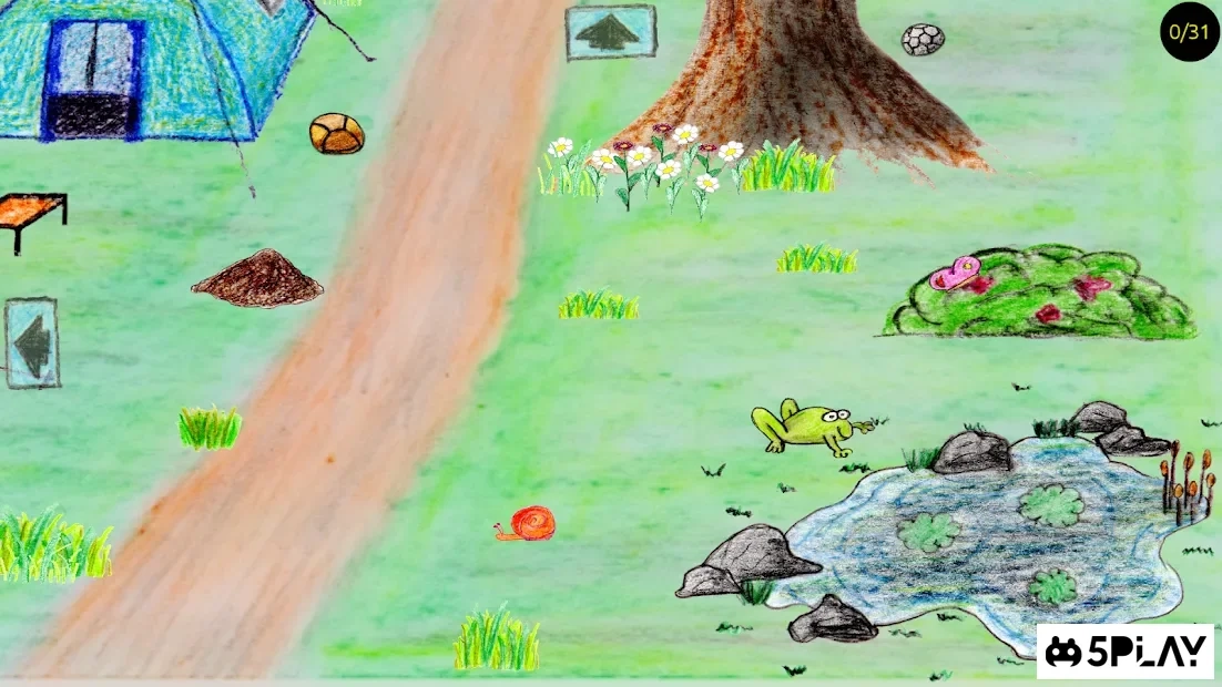 Скриншот Camping - Wimmelbild für kleine Kinder