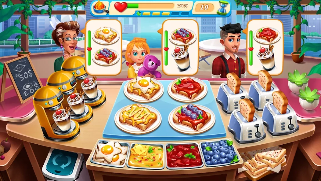 Скриншот Cooking Marina – cooking games