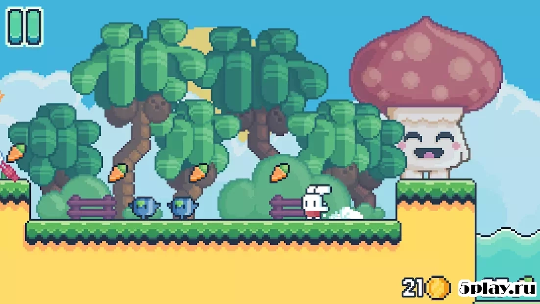 Скриншот Yeah Bunny 2 - pixel retro arcade platformer