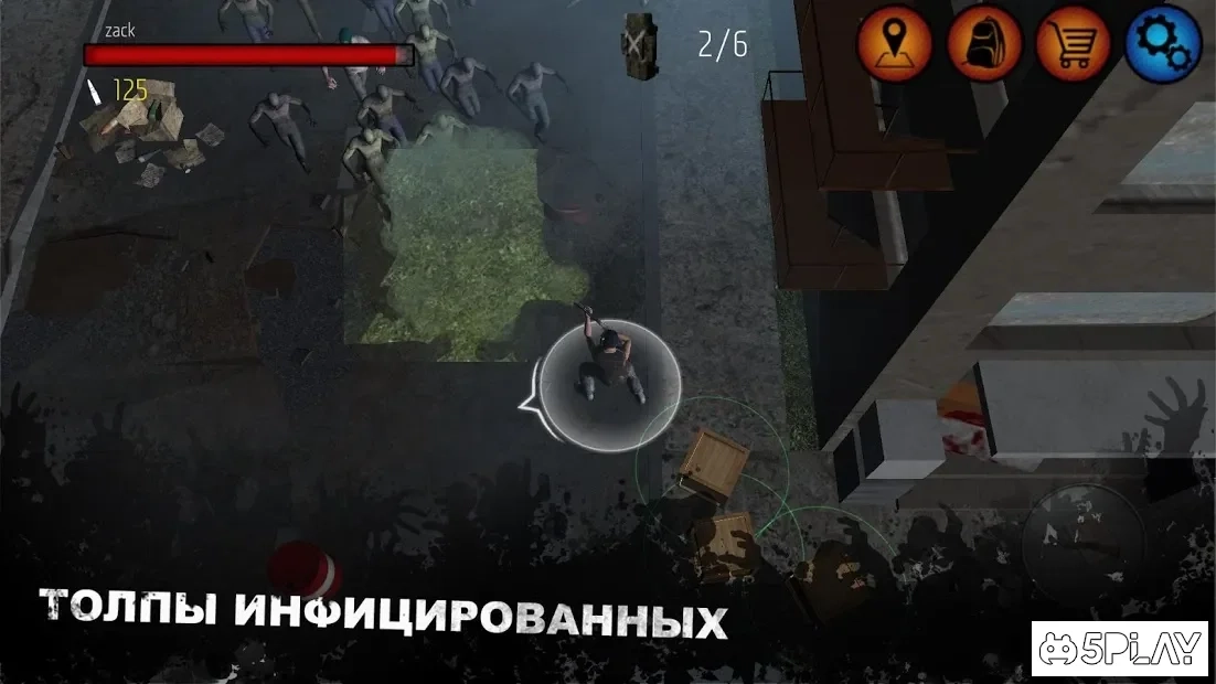 Скриншот ZACK: Zombie Attack Shooter