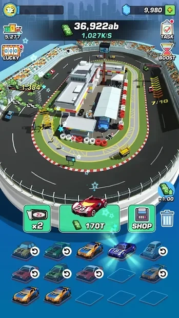 Скриншот Idle Car Racing