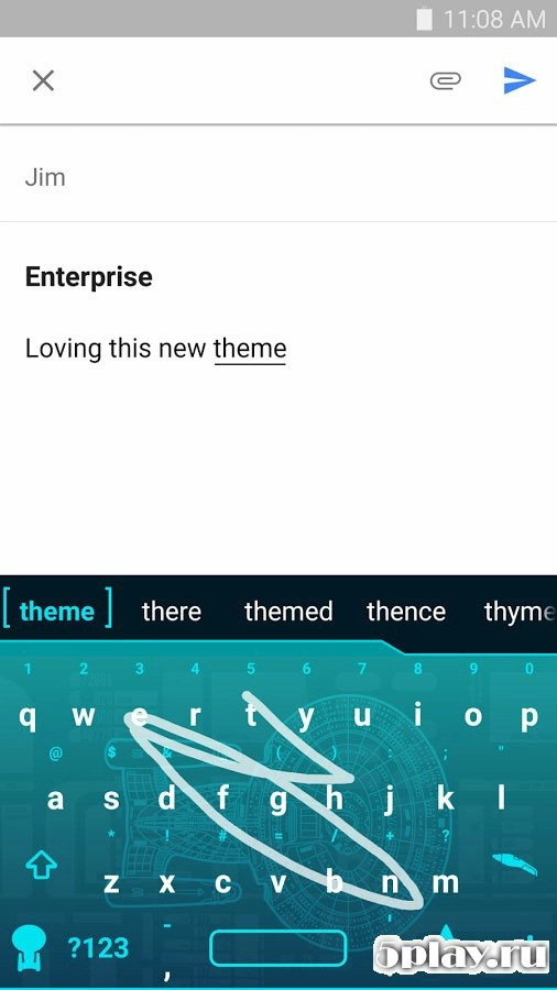 Скриншот Swype Keyboard