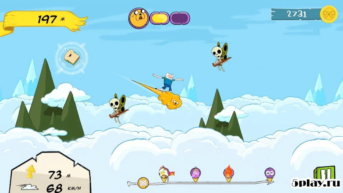 Скриншот Adventure Time: Crazy Flight