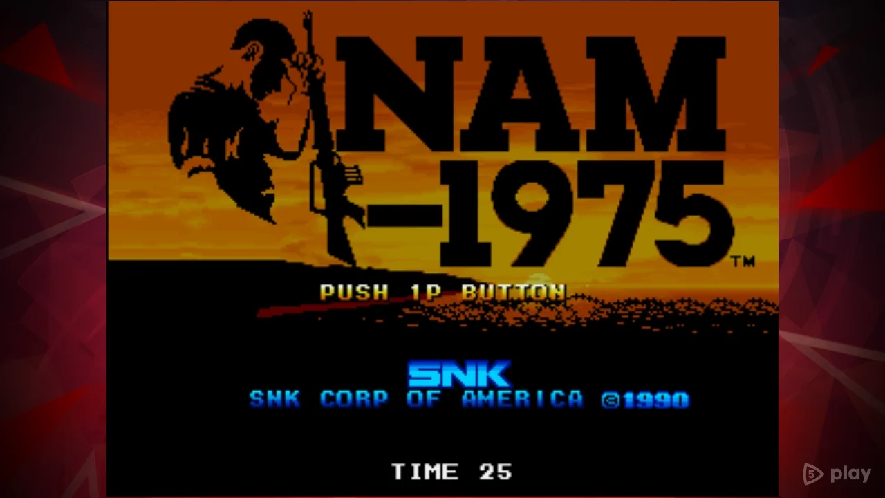 Скриншот NAM-1975 ACA NEOGEO