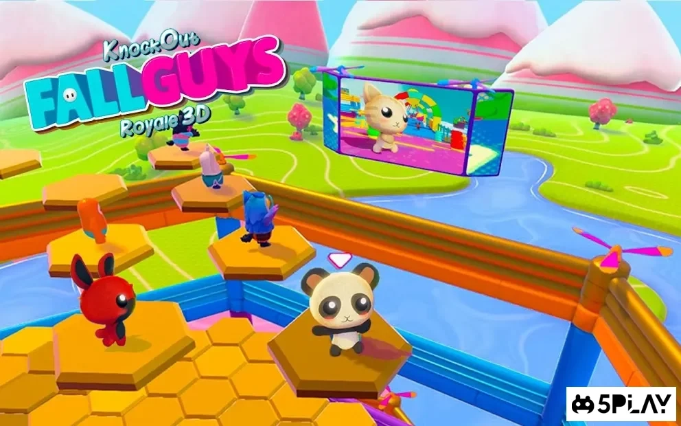 Скриншот Нокаут Fall Guys Royale 3D: Human Knock Over