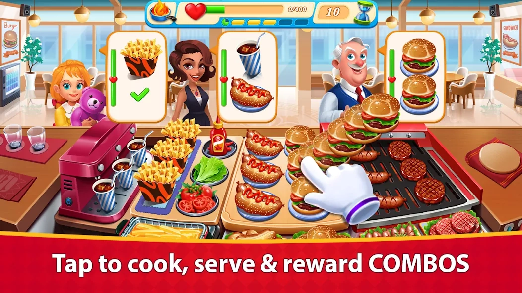 Скриншот Cooking Marina – cooking games