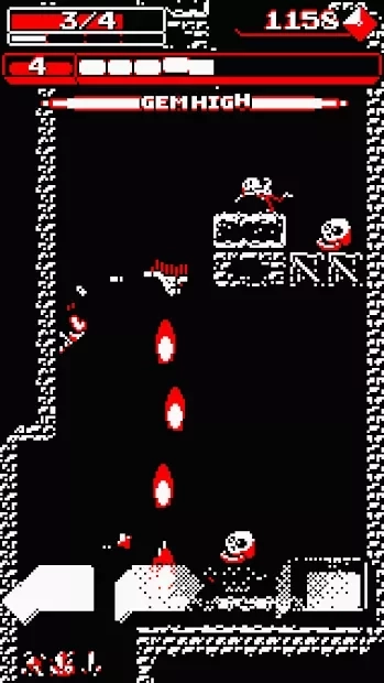 Скриншот Downwell