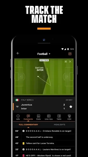 Скриншот LiveScore: Live Sports Scores