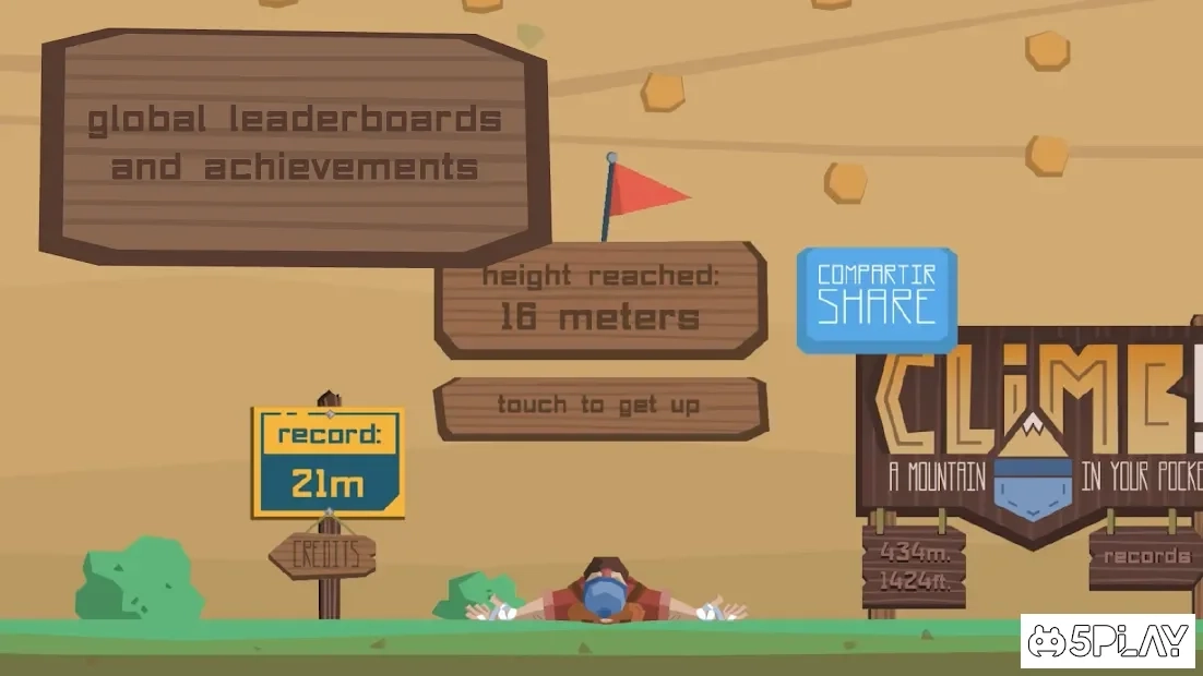 Скриншот Climb! A Mountain in Your Pocket