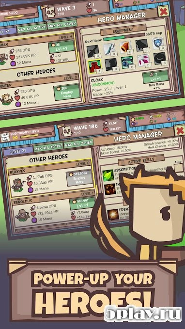 Скриншот Idle Hero Defense - Fantasy Defense