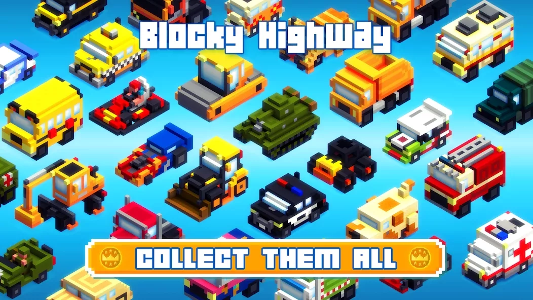 Скриншот Blocky Highway