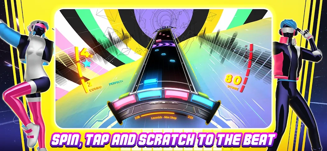 Скриншот Crunchyroll: Spin Rhythm
