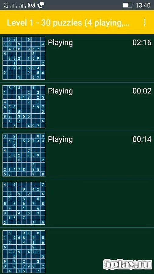 Скриншот Ekstar Sudoku
