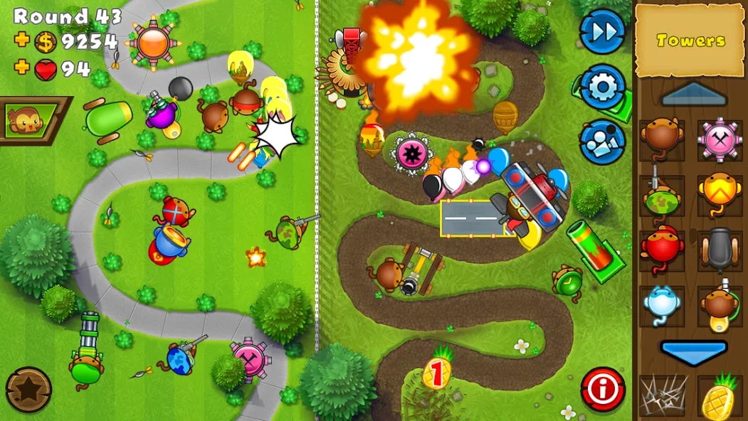 Скриншот Bloons TD 5
