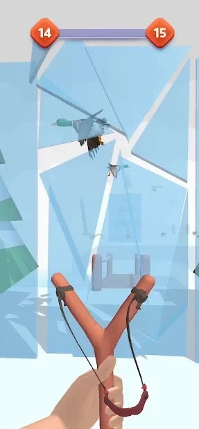 Скриншот Sling Birds 3D
