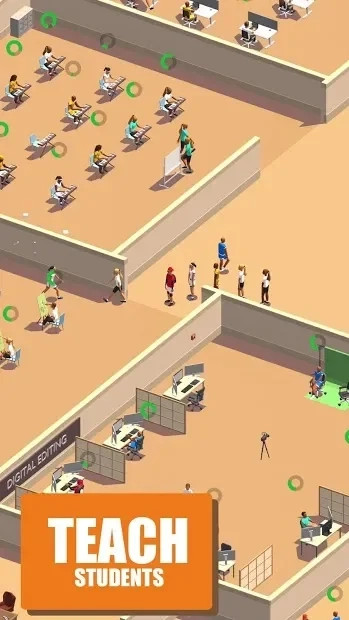 Скриншот Idle School 3d – кликер игра
