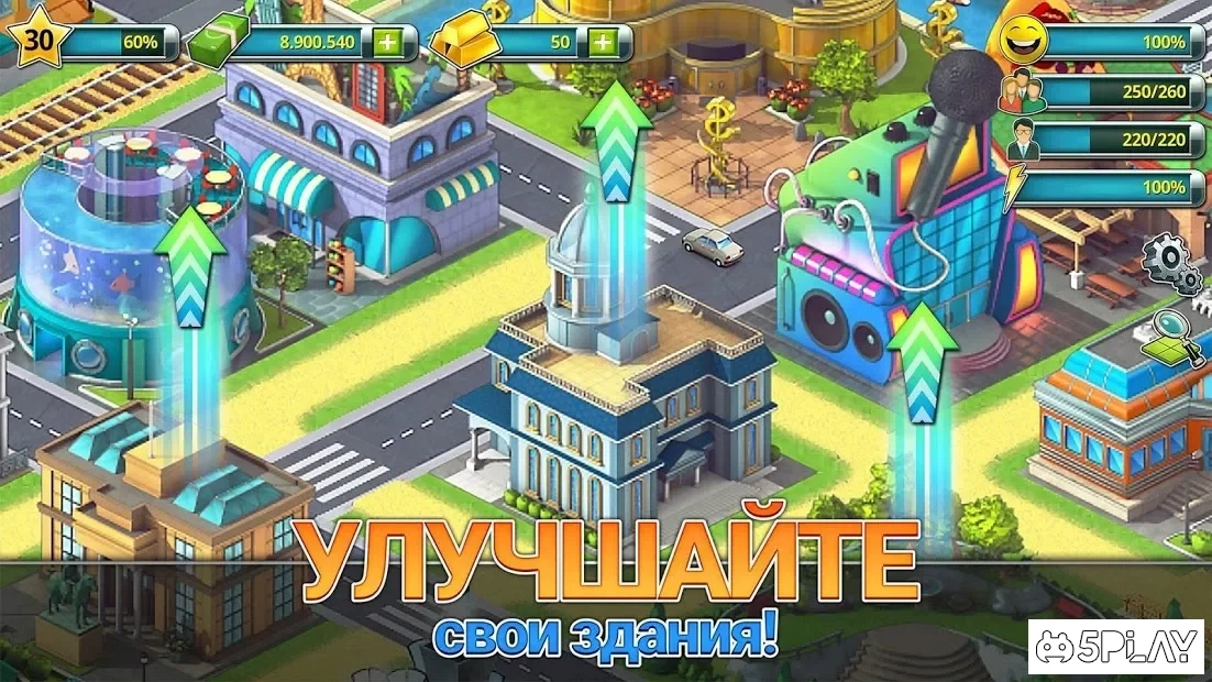 Скриншот Town Building Games: Tropic City Construction Game