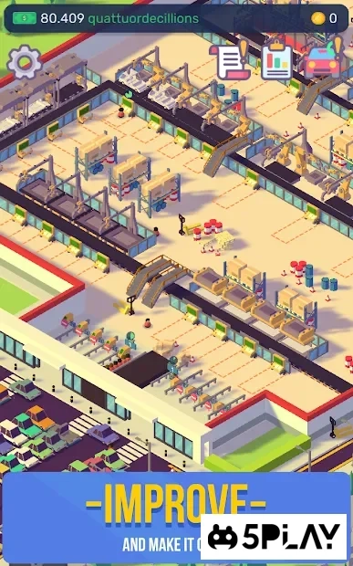 Скриншот Car Industry Tycoon - Idle Car Factory Simulator