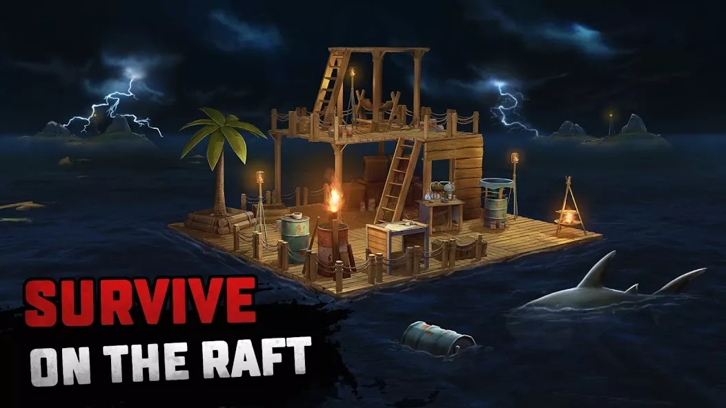 Скриншот Raft Survival: Ocean Nomad – Simulator