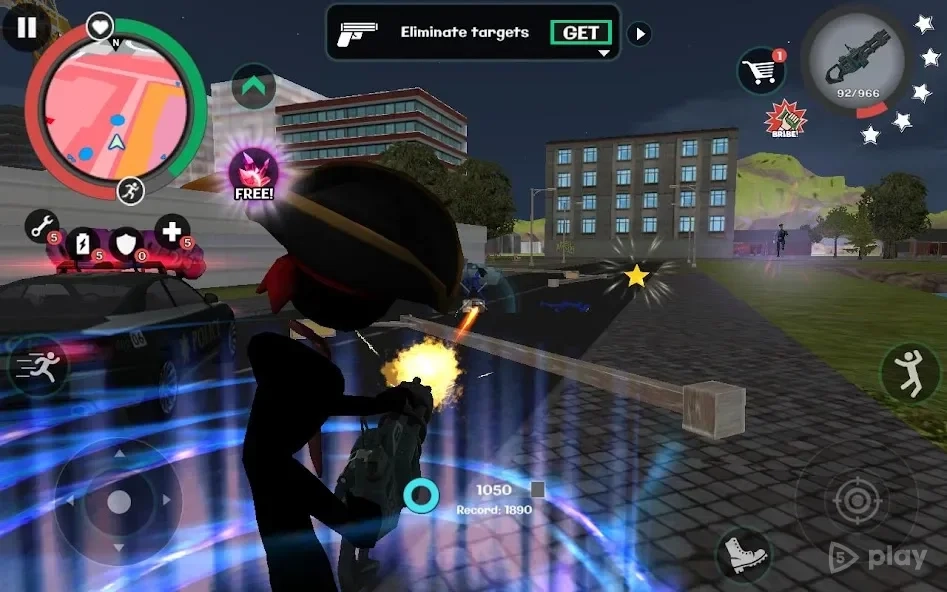 Скриншот Stickman Rope Hero 2
