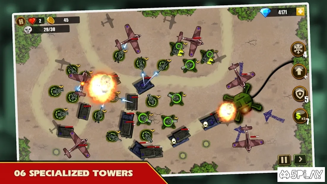 Скриншот Tower Defense - Toy War