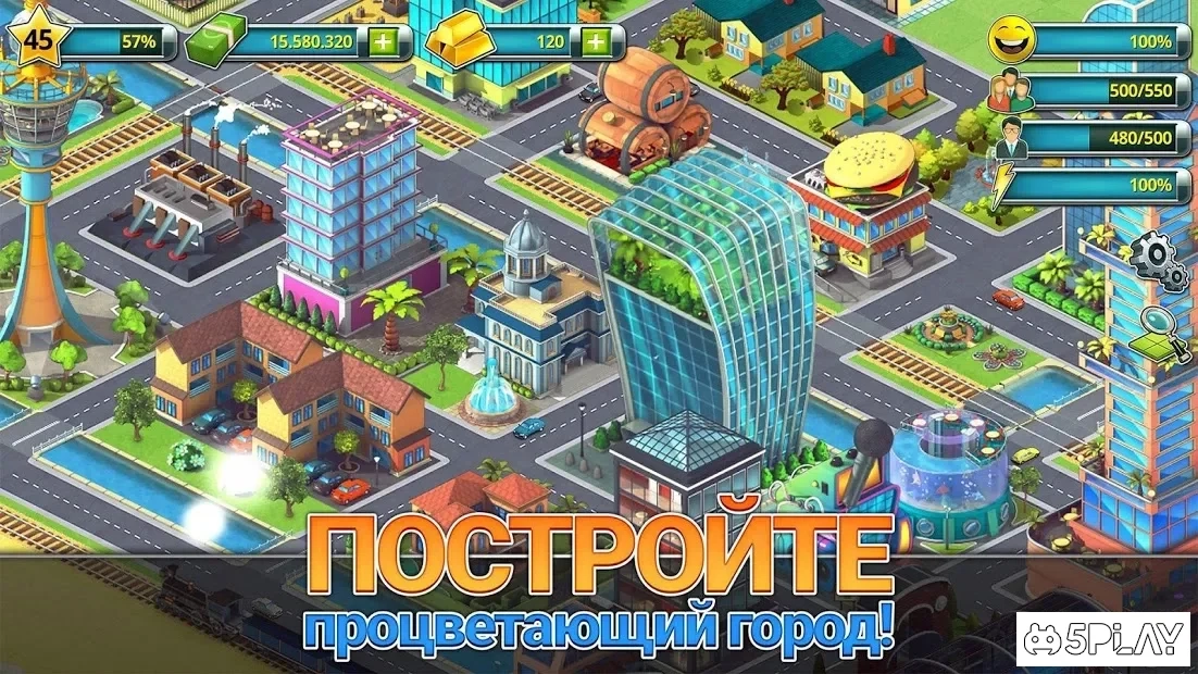 Скриншот Town Building Games: Tropic City Construction Game