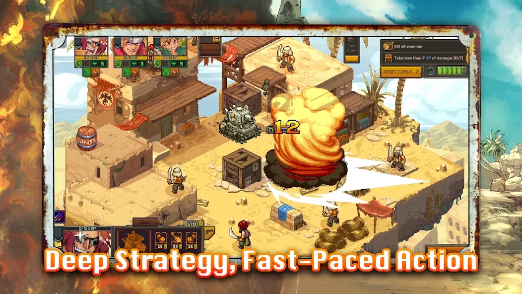 Скриншот Crunchyroll: Metal Slug Tactics