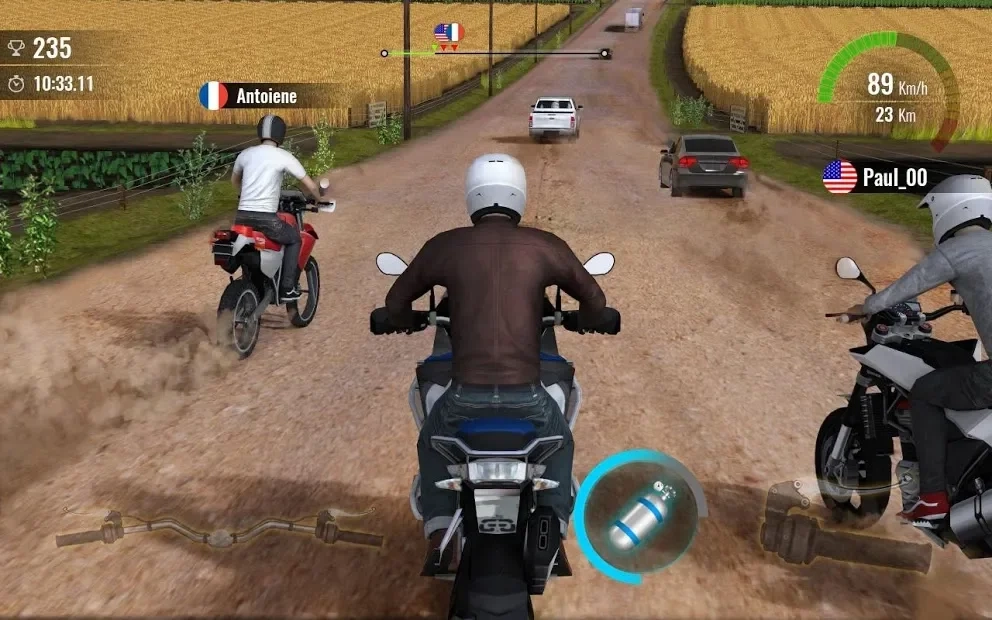 Скриншот Moto Traffic Race 2
