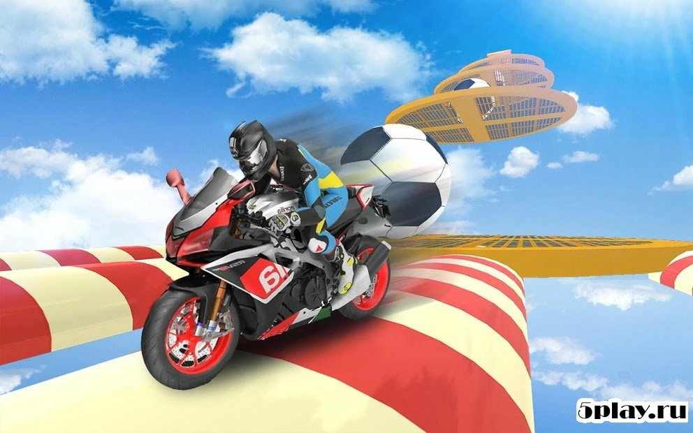 Скриншот Bike Impossible Tracks Race: 3D Motorcycle Stunts
