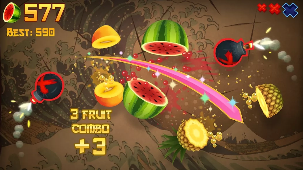 Скриншот Fruit Ninja Classic+