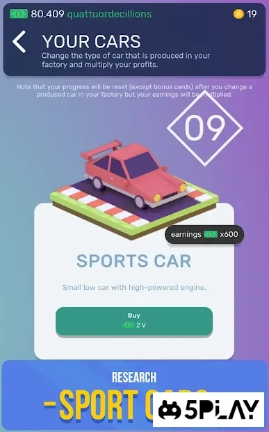 Скриншот Car Industry Tycoon - Idle Car Factory Simulator